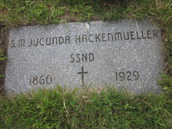 Sister Mary Jucunda Hackenmueller 