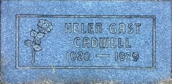 Helen <I>Gast</I> Cadwell 