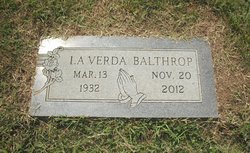 Catherine LaVerda <I>Lamb</I> Balthrop 