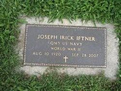 Joseph Irick “Joe” Iftner 