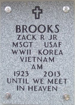 Sgt Zack Rire “Joe” Brooks Jr.