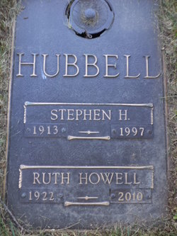Ruth E. <I>Howell</I> Hubbell 
