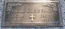 Lucille Thelma <I>Gogle</I> Sharp 