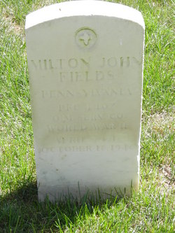 PFC Milton John Fields 