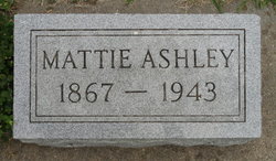 Sarah Martha “Mattie” <I>Downey</I> Ashley 