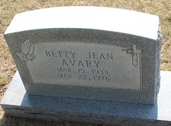 Betty Jean <I>Mosley</I> Avary 