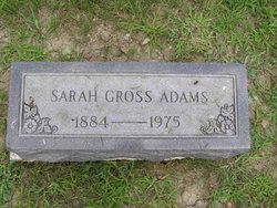 Sarah <I>Gross</I> Adams 