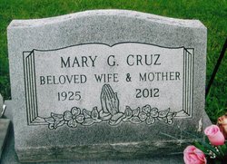 Maria “Mary” <I>Gamboa</I> Cruz 