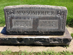 Mary E <I>Coggburn</I> Maysonholder 