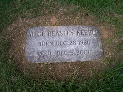 Alice Erle <I>Beasley</I> Keeble 