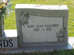 Ruby Jean <I>Galloway</I> Bounds 