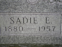 Sarah Esther “Sadie” <I>Ross</I> Adams 