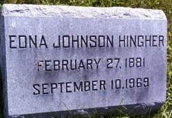 Edna <I>Johnson</I> Hingher 