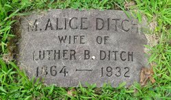Martha Alice <I>Smith</I> Ditch 