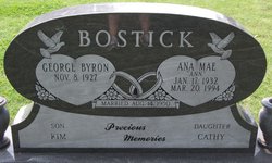 Ana May “Ann” <I>Noble</I> Bostick 
