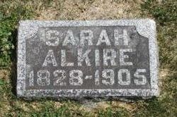 Sarah <I>Nance</I> Alkire 