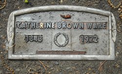 Catherine Mary <I>Brown</I> Ware 