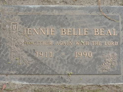 Jennie Belle <I>Hovis</I> Beal 