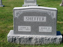 Marie A <I>Bentz</I> Sheffer 