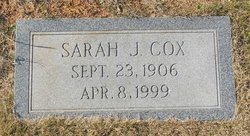 Sarah <I>Jarrell</I> Cox 