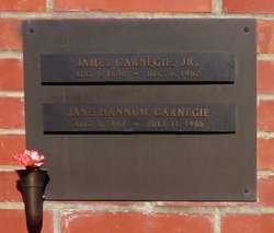Jane <I>Hannum</I> Carnegie 