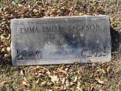 Emma Emelia <I>Berglund</I> Jackson 