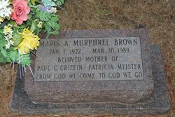 Mavis A “Ma” <I>Murphree</I> Brown 