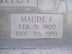 Maude Matilda <I>Farmer</I> Hughey 