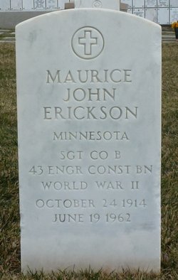 Maurice John “Morrie” Erickson 