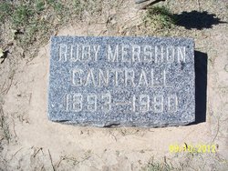 Ruby Lucille <I>Mershon</I> Cantrall 