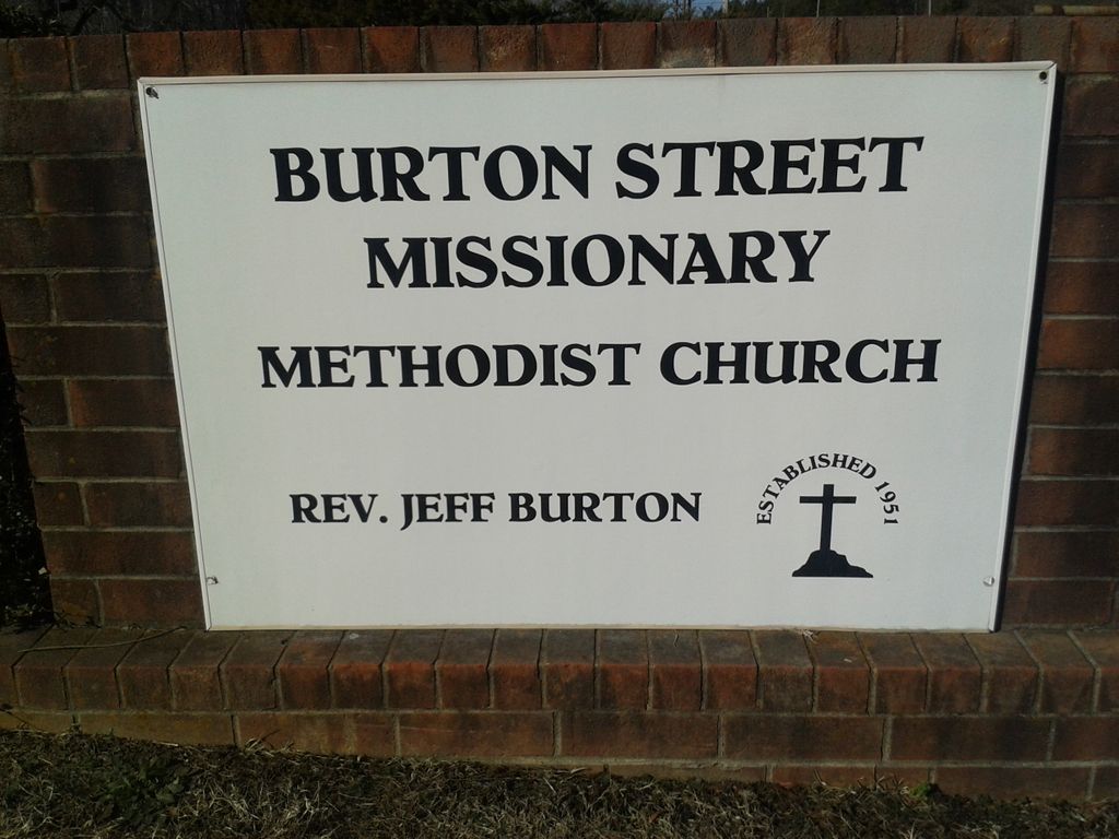 Burton Street Missionary Methodist Church Cemetery
