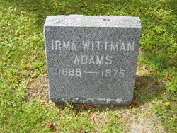 Irma <I>Wittman</I> Adams 