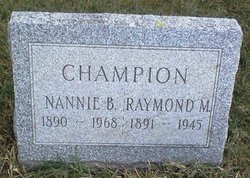 Nannie B. <I>Jones</I> Champion 