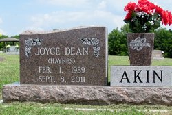 Joyce Dean <I>Haynes</I> Akin 