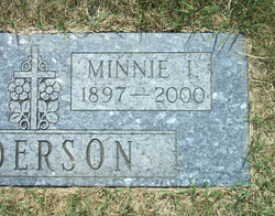 Minnie Irene <I>Liljenberg</I> Anderson 