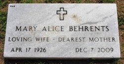Mary Alice <I>Rambo</I> Behrents 
