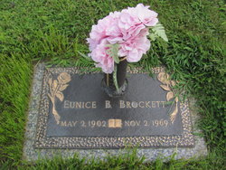 Eunice <I>Bloss</I> Brockett 