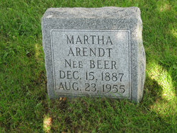 Martha <I>Beer</I> Arendt 