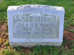 Ella Jane <I>Allen</I> Bowman 