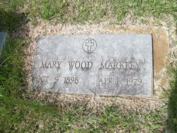 Mary <I>Wood</I> Markley 