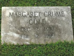 Margaret Frances <I>Crume</I> Cull 