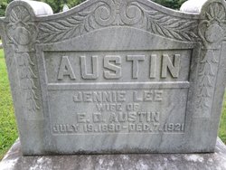 Jennie Lee <I>Grissom</I> Austin 