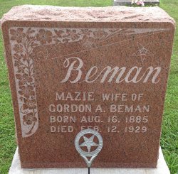 Mazie <I>Wharton</I> Beman 