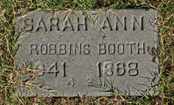Sarah Ann <I>Robbins</I> Booth 