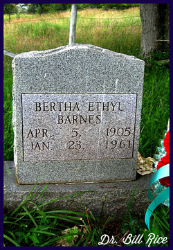 Bertha Ethyl <I>Robinson</I> Barnes 