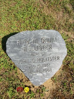 Amy Mary <I>Irwin</I> Hollister 