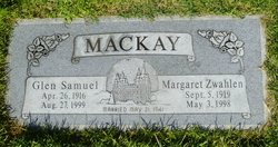 Margaret <I>Zwahlen</I> Mackay 