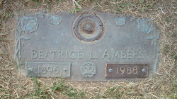 Beatrice L <I>Fenton</I> Ambers 
