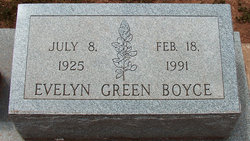 Evelyn Joyce <I>Green</I> Boyce 