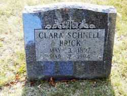 Clara <I>Schnell</I> Brick 